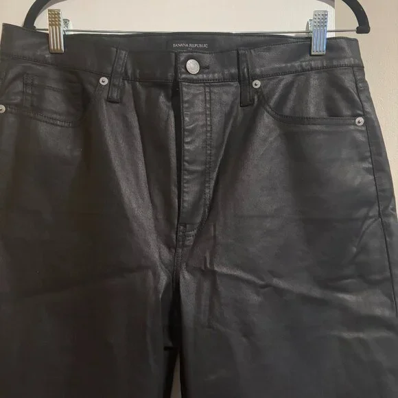 Banana Republic Curvy High Rise Slim Size 32/14 Black - Picture 2 of 14